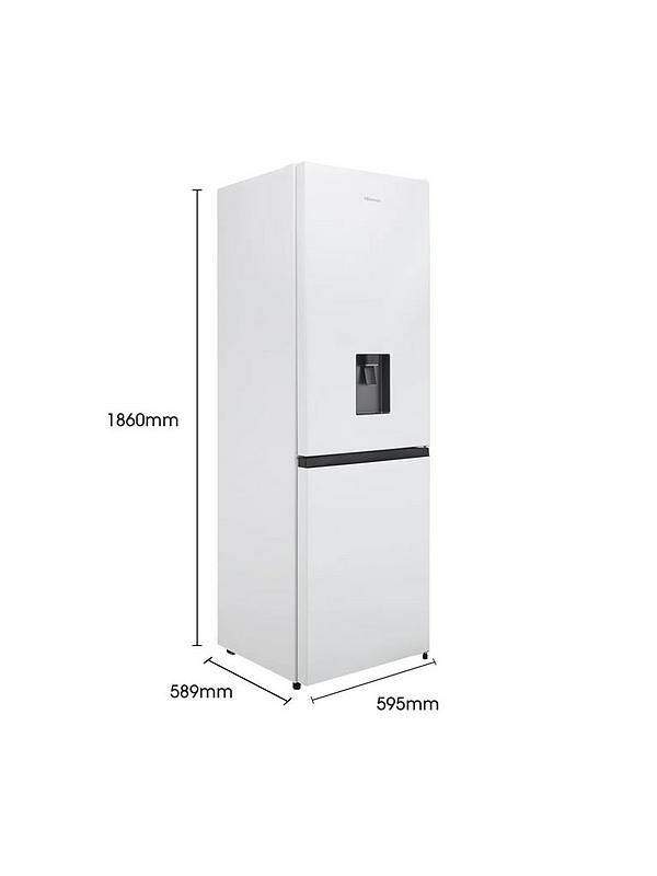 Hisense RB390N4WWE 60cm Wide, Total No Frost, Freestanding Fridge Freezer - White - Image 6